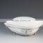 Leaf Shape White Porcelain Casserole With Iron Rack