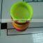 Fashion round and soft silicone material ashtray