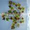 vertical garden 60cm or 2ft Height artificial colorfully maple leaf E06 0618