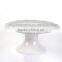 2015 new promotion color ceramic cake plate cake holder cake stand for wedding