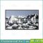 Framed handmade winter landscape painting for home decoration