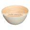 New design bamboo salad bowls, clear spun bamboo salad bowls