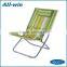 large popular high-quality outdoor colorful foldable leisure beach chair camping chair with pillow