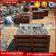 cheap china black basalt granite cobblestone patio paver