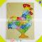 wholesale beautiful kids letters puzzle school teaching aid wooden kids letters puzzle high quality baby jigsaw W14B028