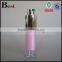 10ml 15ml pink cylindrical shape airless cosmetic pump bottle high quality plastic pump bottle hot sale
