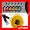 UCHOME Hot beauty happy time plastic frying pan wall clock, decorative kitchen fried egg pan wall clock
