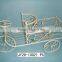 Reusable 2016newest cheap superior elegant decorative bicycle wrought iron flower pot holders