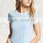 Top Tee White T-shirts Wholesale Custom Made in China Good Times Ringer Tee Tops Ladies Shirts Blouses Short Sleeve Shirt