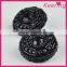 Keering New Arrival Black Handmade Sew on Decorative Buttons for Fur Coat WBKA-302