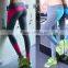 2016 Latest design tight fitness polyester sapndex high quality sublimation yoga pants