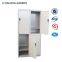 Iron almirah designs 4 door metal storage cabinet safe lockers