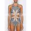 Sexy Women Halter Cut Out One-Piece Swimwear Swimsuit Bathing Suit NP000003