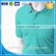 Trade assurance ring spun cotton fabric custom sublimated polo shirt green color