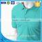 Trade assurance ring spun cotton fabric custom sublimated polo shirt green color