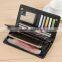 HOT! Men Long Wallet Famous Brand Luxury Male Leather Clutch Bag Casual Design Curewe Kerien Zipper Money Purse Wallets Credit