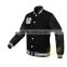 Bomber Silk Quilted Wool Body Leather Sleeves cheap Wholesale Black Baseball Jacket Custom Varsity Jackets Australia Canda