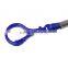 Custom Royal Blue Rubber ID Card Neck Strap Printed Lanyard With Card Holder