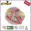 Charmkey mixed color dyed hand knitting yarn thick yarn 100% wool roving yarn