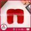 2 in 1 travel U shape neck pillow, 2 in 1 microbead pillow, easy-carrying 2 in 1 travel pillow in flannel fleece fabric