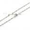 Stainless Steel Singapore Twisted Curb Chain Necklace DIY Waving Chain Jewelry,Unisex