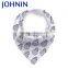 ECO-friendly custom design organic cotton bandana fancy baby bibs