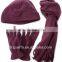 fashional warm soft cozy popular elegant solid polar fleece set