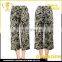 China Factory price women wide legged palazzo pants 2017