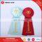 2017 China profession supplier high quality award ribbon rosette for horse race