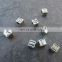 Fashion jewellery silver greek letter dice cube alphabet letter beads for jewelry diy