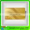 Custom Design Blank Plastic Gift Card with Golden Background
