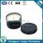 Round Metal Tin Candle Container