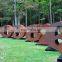 Corten Steel Letter Statue Corten Steel Sculpture