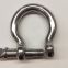 Stainless Steel Anchor Shackle HKS370 Screw Pin Shackle Nickel White Color