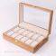 New Design Luxury 12 slots High Quality WoodenWatch Box Watch Boxes Cases