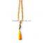 uinisex buddha charm crystal beads tassel necklace wholesale