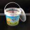 Best selling plastic clear candy floss bucket