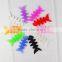 Customer cable clips colorful fish shape silicone cable tidy silicone bobbin winder