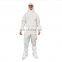 Level 3 sterile insulating white disposable protective coverall hazmat suit ppe with non woven for hospital use