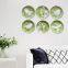 Creative Small Matte Frost White Bird Green Ceramic Plate For Food And Wall Decoration