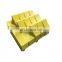 yellow plastic wheel chock stopper loading capacity 30 tons safety block