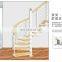 Custom Design Curved Shape Steel Bar Spiral Stair Design / Villa Indoor iron Spiral Stairs used spiral staircases