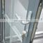 Aluminum alloy bi folding patio doors designs 8 panels double glass glazing low e tinted grey for interior house living rooms