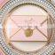 Pink luxury gift sturdy cardboard boxes suppliers paper candy empty girlfriend magnetic packaging cards box