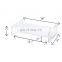 Modern Clear Acrylic Monitor Stand - Computer Riser for Home & Office, Desktop Organizer