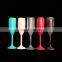 BPA free polycarbonate cups plastic Champagne Drinking glass