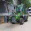 0.6ton CE Compact front wheel loader price list Articulated Frame with Mechanical steering