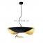 Indoor luxury large lamp chandelier lighting art creative luxury gold chandelier lamps metal lotus leaf led chandelier