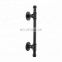 Gate Cabinet Shed Door Pipe Barn Door Handle Black Rustic Industrial Style Handle Bar Pull