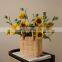 Modern Decorative Handmade Art Nordic Porcelain Ceramic Irregular Flower Vase Bag Shape
